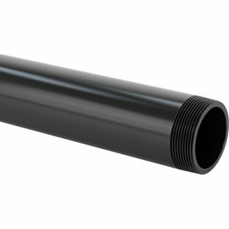 BSC PREFERRED UV-Resistant Polypropylene Pipe for Chemicals Threaded on Both Ends 3 Feet Long 2 NPT Male 8798T37